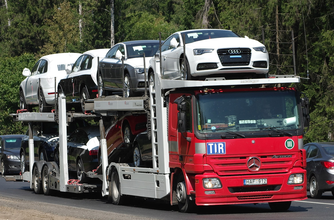 Литва, № HAF 912 — Mercedes-Benz Actros ('2003) 1841