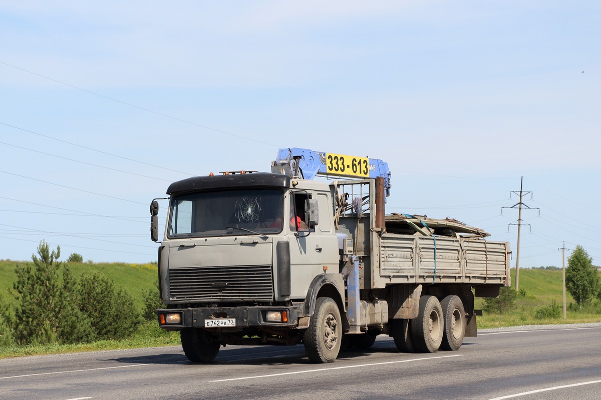 Томская область, № Е 742 РА 70 — МАЗ-6303 (общая модель)