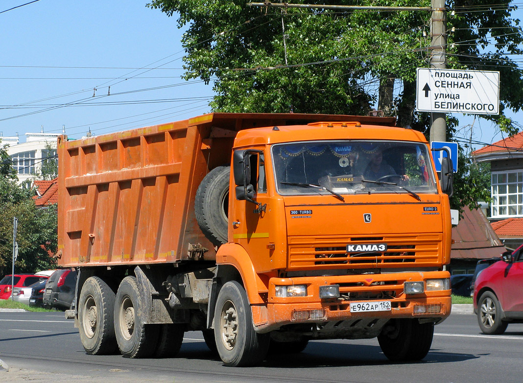 Нижегородская область, № Е 962 АР 152 — КамАЗ-6520 [652000]