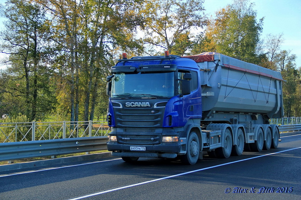 Санкт-Петербург, № В 497 РК 178 — Scania ('2009) R500