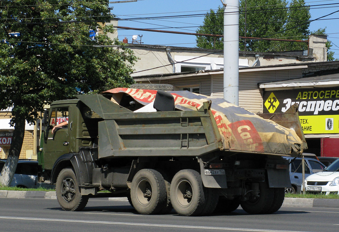 Нижегородская область, № В 642 АУ 152 — КамАЗ-55111 [551110]