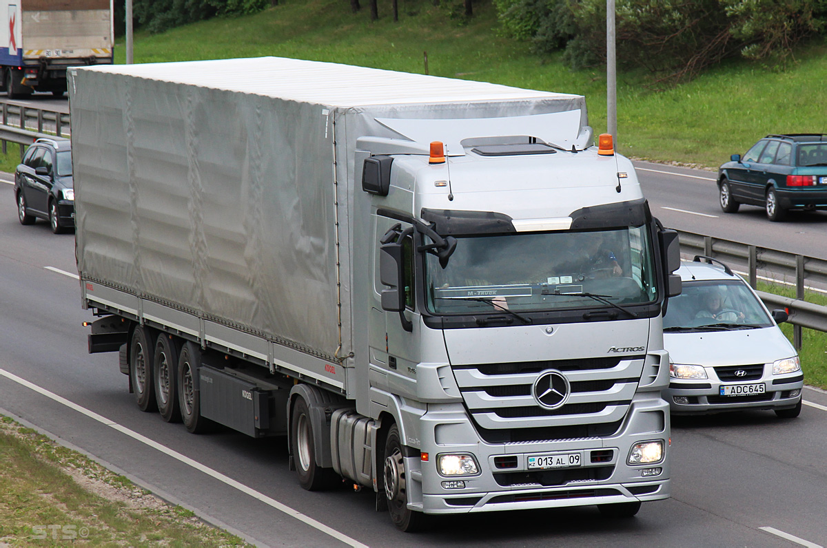 Карагандинская область, № 013 AL 09 — Mercedes-Benz Actros ('2009) 1848