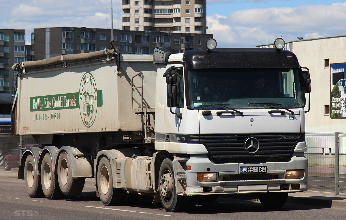 Литва, № DRS 184 — Mercedes-Benz Actros ('1997) 1843