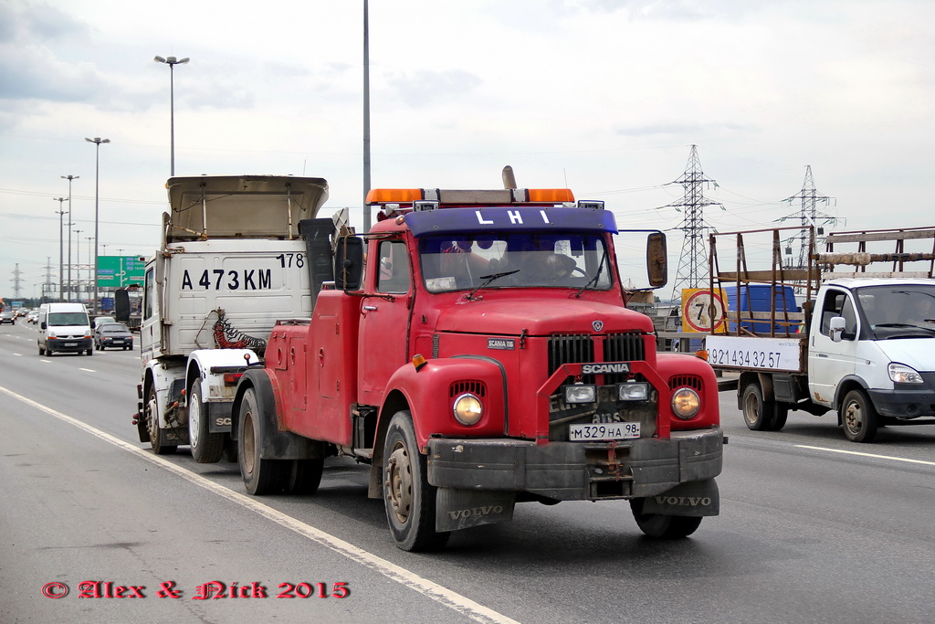 Санкт-Петербург, № А 473 КМ 178 — Scania (II) P93M; Санкт-Петербург, № М 329 НА 98 — Scania (I) (общая модель)