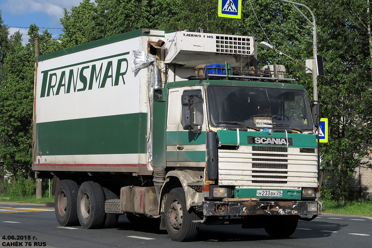 Архангельская область, № Н 233 ВК 29 — Scania (II) R143M