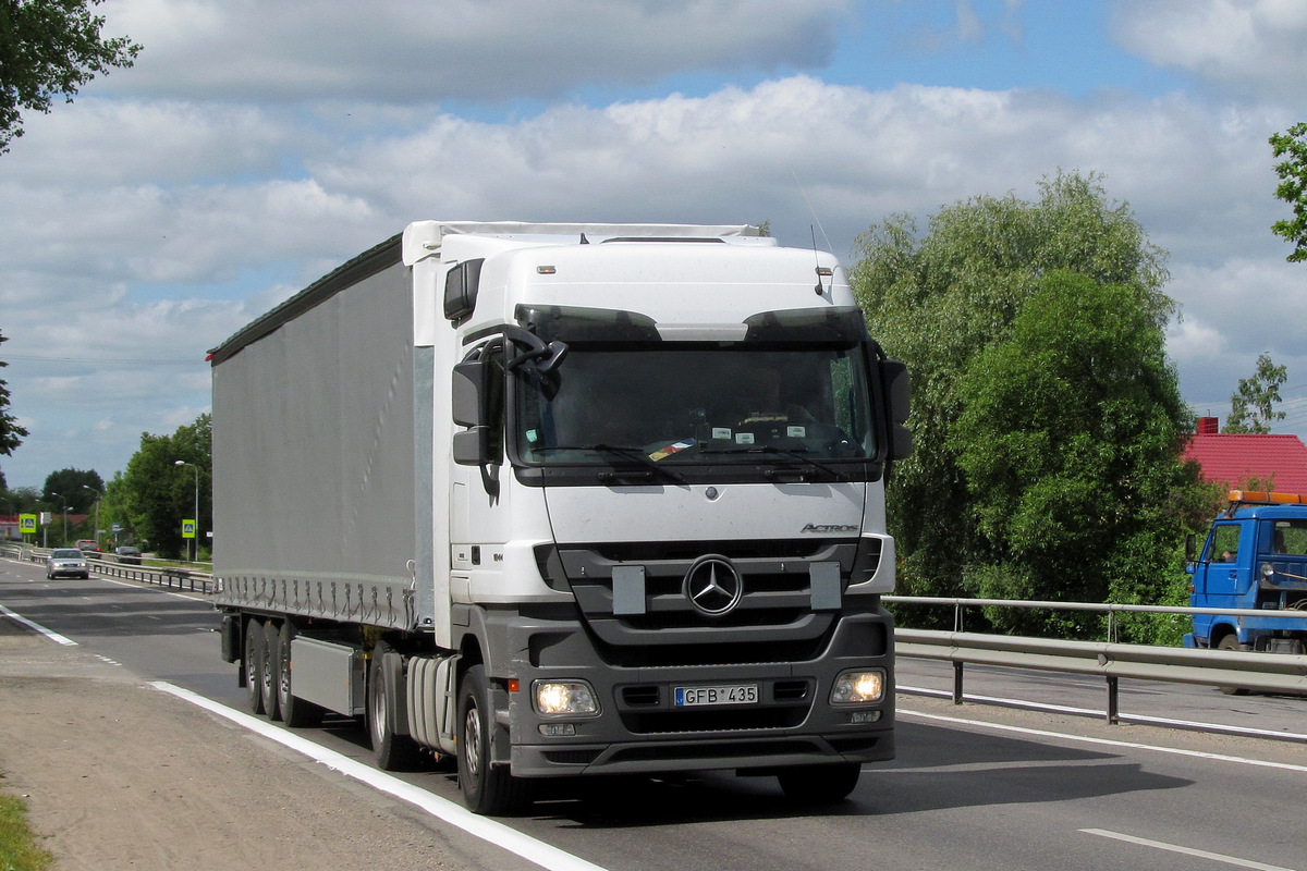 Литва, № GFB 435 — Mercedes-Benz Actros ('2009) 1844