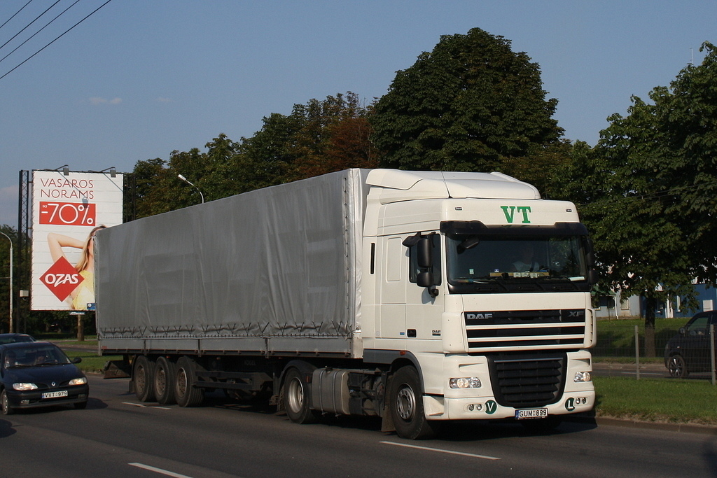 Литва, № GUM 899 — DAF XF105 FT