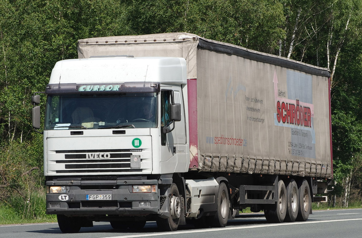 Литва, № FGP 359 — IVECO EuroStar