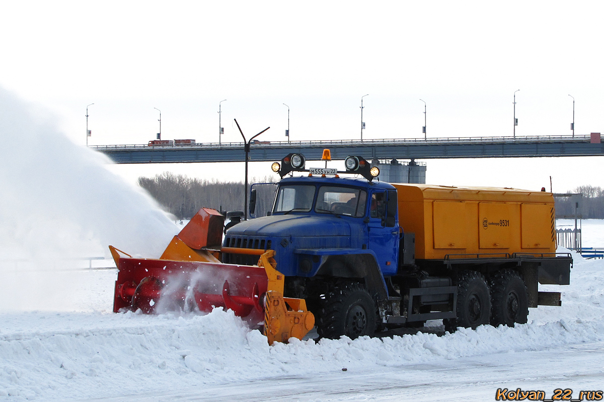 Алтайский край, № М 555 УН 22 — Урал-4320-41