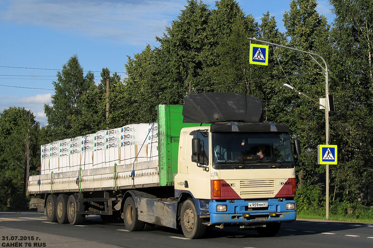 Смоленская область, № К 959 ММ 67 — DAF 85 (CF) FT