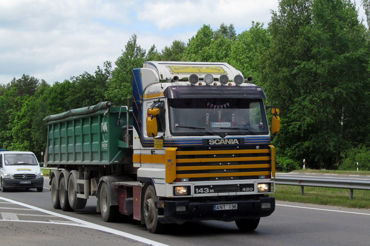 Литва, № ANT 136 — Scania (III) R143M