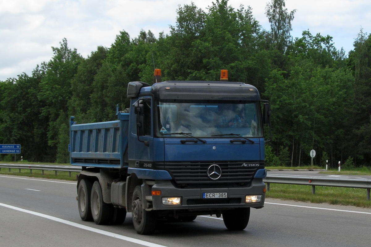 Литва, № ECR 385 — Mercedes-Benz Actros ('1997) 2640