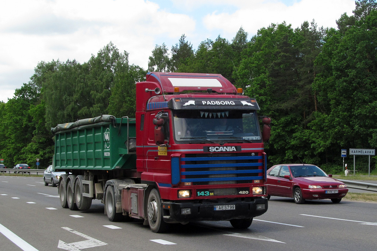 Литва, № AES 799 — Scania (III) R143M