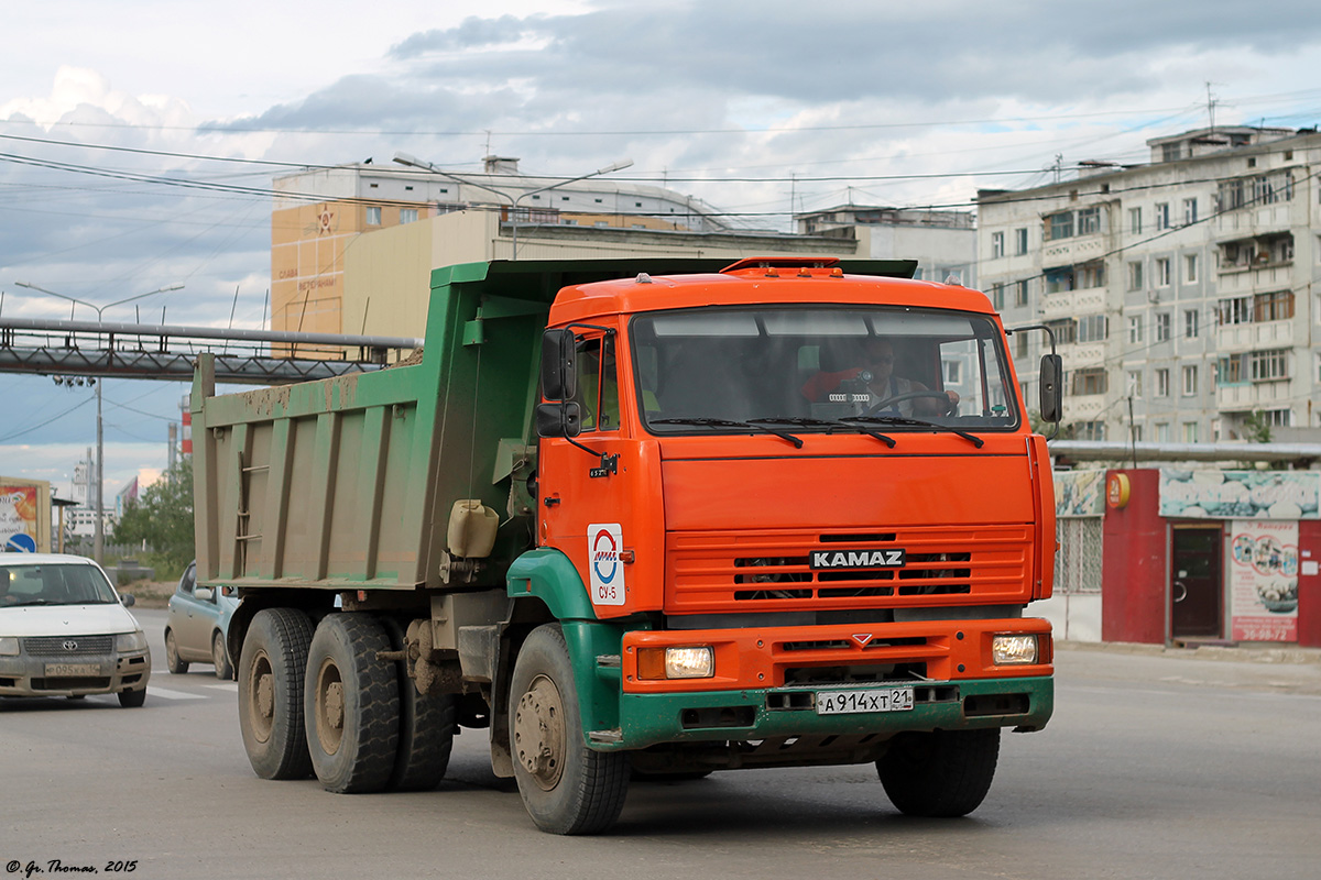 Чувашия, № А 914 ХТ 21 — КамАЗ-6520-06 [65200F]