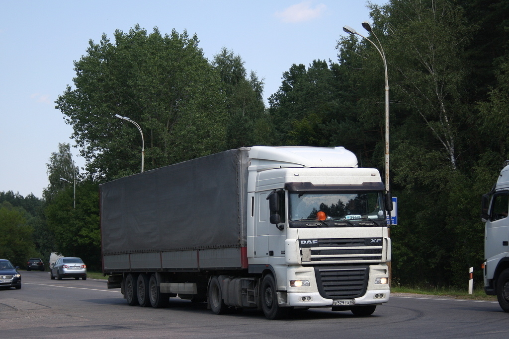 Псковская область, № В 529 ЕХ 60 — DAF XF105 FT