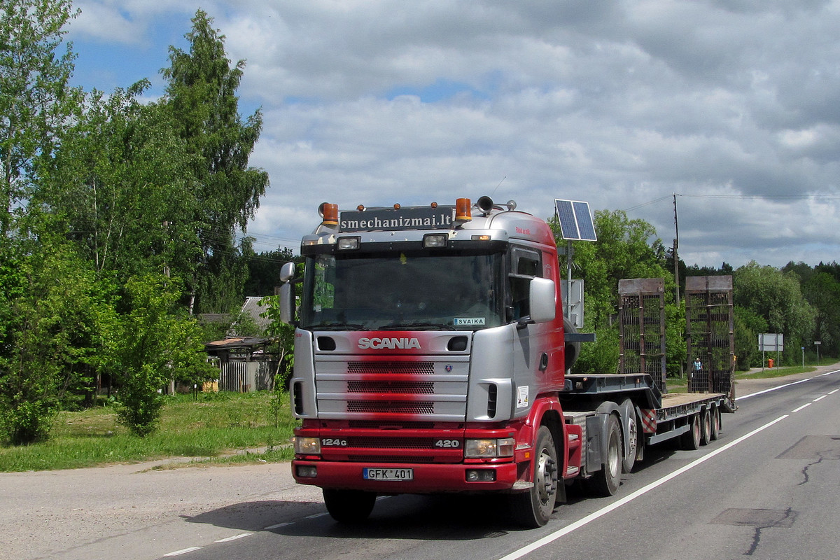 Литва, № GFK 401 — Scania ('1996) R124G