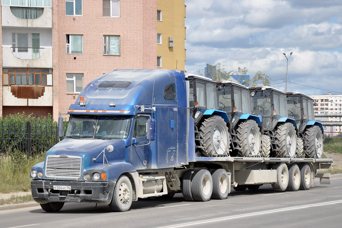 Омская область, № Р 504 НС 55 — Freightliner Century Class