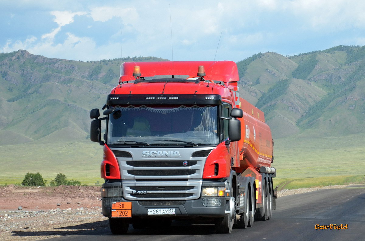 Тува, № М 281 АХ 17 — Scania ('2011) P400