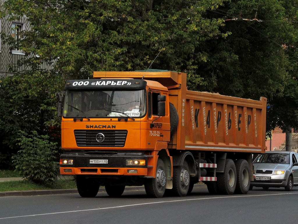 Калужская область, № М 100 РТ 40 — Shaanxi Shacman F2000 SX331x