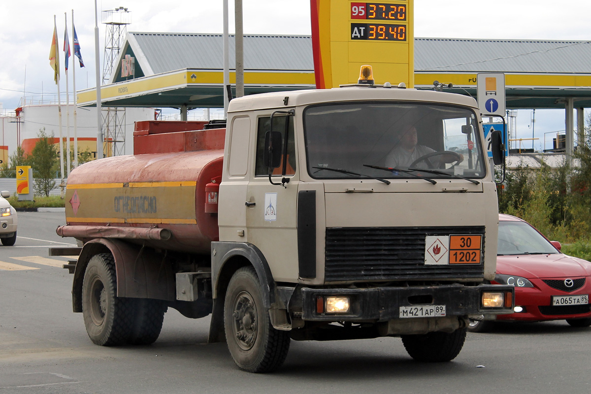 Ямало-Ненецкий автоном.округ, № М 421 АР 89 — МАЗ-53371