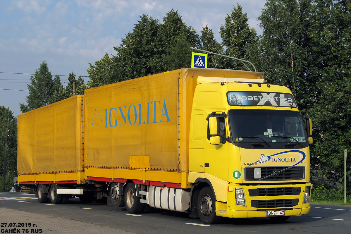 Литва, № BNZ 147 — Volvo ('2002) FH12.440