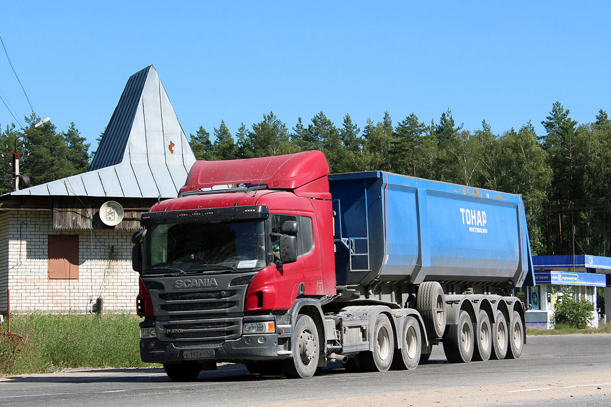 Рязанская область, № К 193 РТ 62 — Scania ('2011) P400