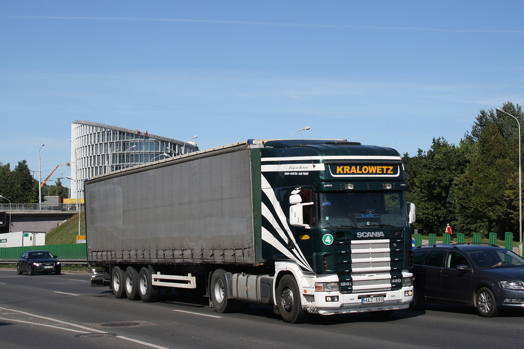 Литва, № HAZ 693 — Scania ('1996) R124L