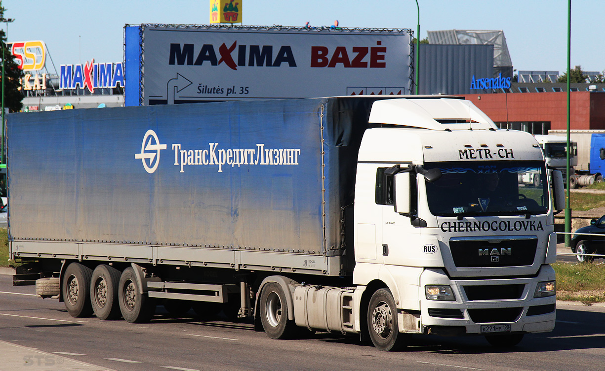 Московская область, № К 221 МР 190 — MAN TGX ('2007) 18.400