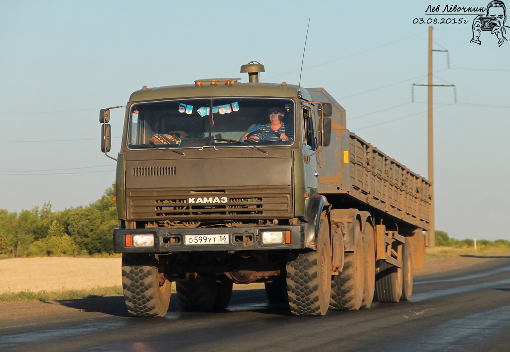 Оренбургская область, № О 599 УТ 56 — КамАЗ-44108 (общая модель)