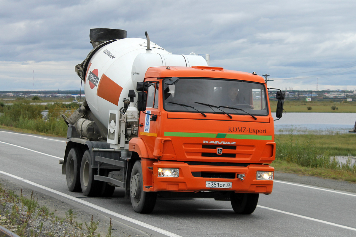 Ямало-Ненецкий автоном.округ, № О 351 ОУ 72 — КамАЗ-65115-D3