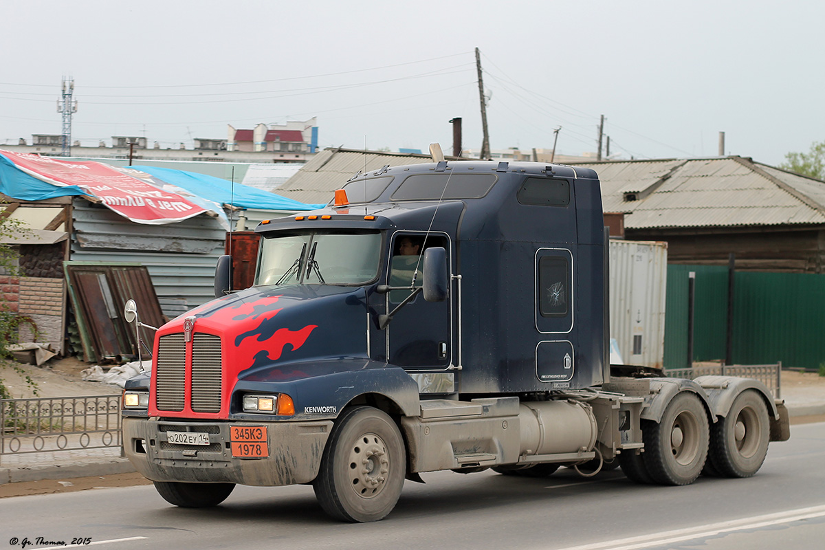 Саха (Якутия), № О 202 ЕУ 14 — Kenworth T600