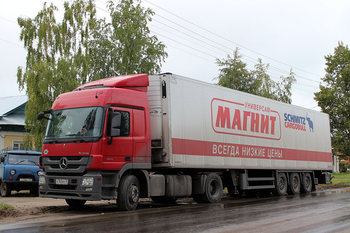 Тульская область, № А 763 ЕК 37 — Mercedes-Benz Actros ('2009) 1841