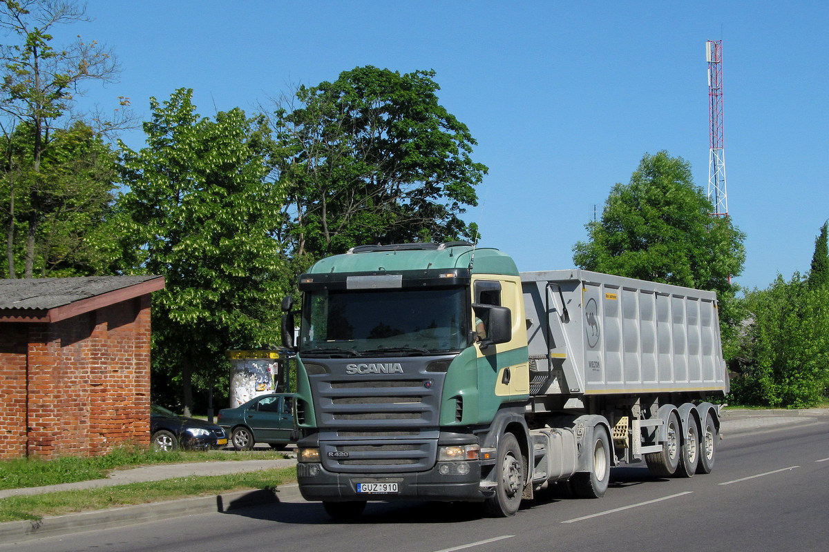 Литва, № GUZ 910 — Scania ('2004) R420