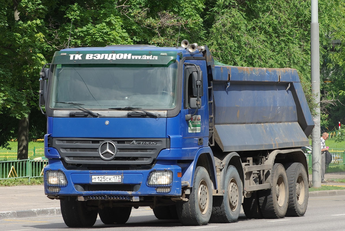 Москва, № Т 125 СК 177 — Mercedes-Benz Actros ('2003)