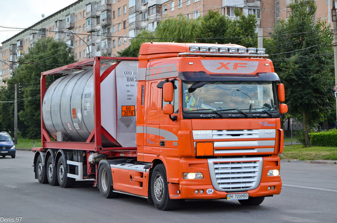 Полтавская область, № ВІ 7200 ВО — DAF XF105 FT