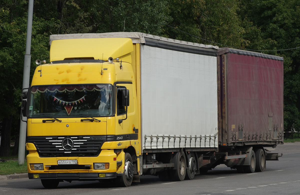 Московская область, № А 556 КВ 190 — Mercedes-Benz Actros ('1997) 2543