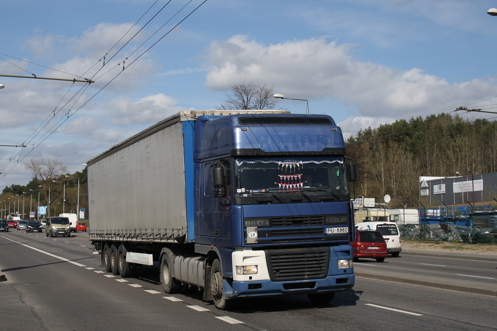 Латвия, № FU-8880 — DAF 95XF FT