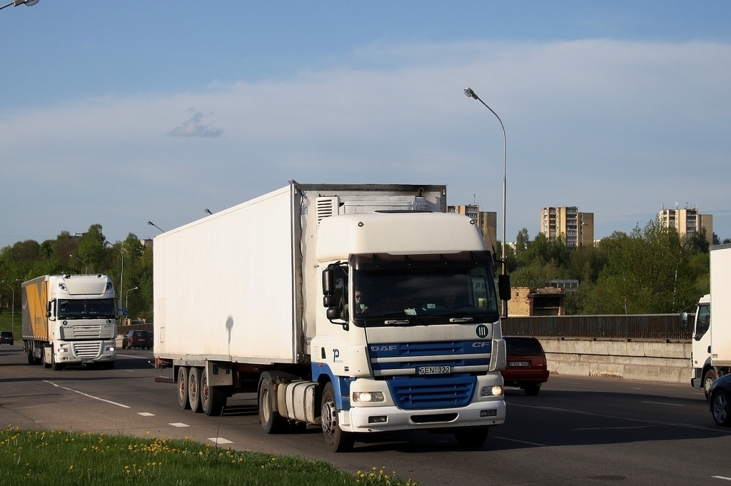 Литва, № GEN 322 — DAF CF85 FT