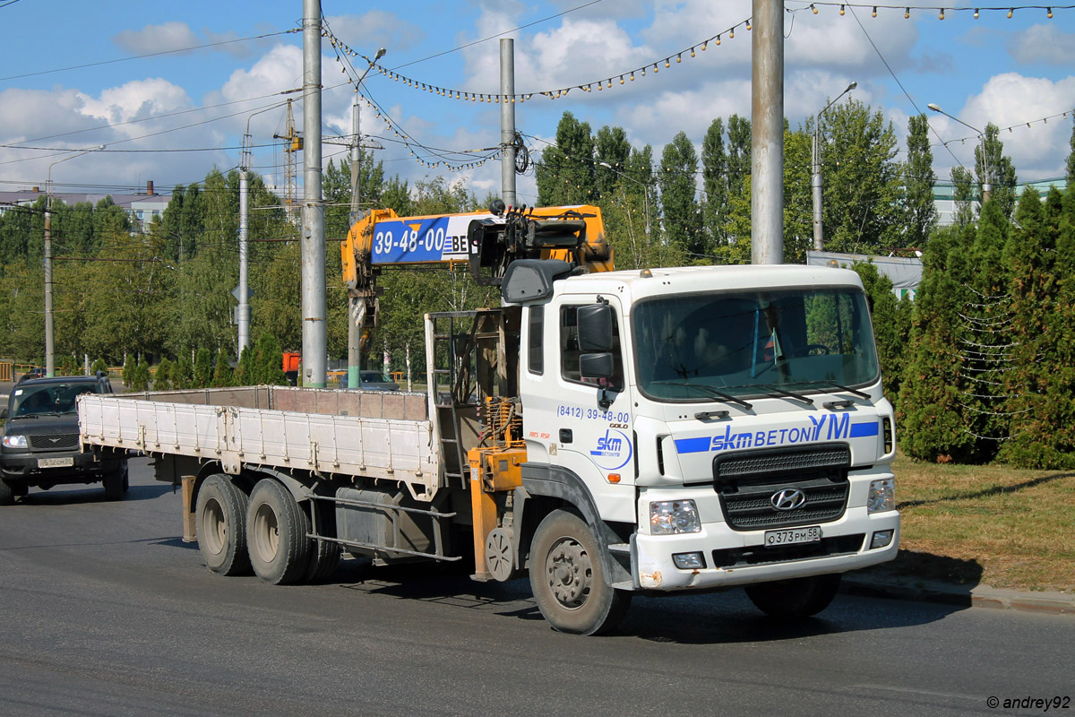 Пензенская область, № О 373 РМ 58 — Hyundai Power Truck HD260