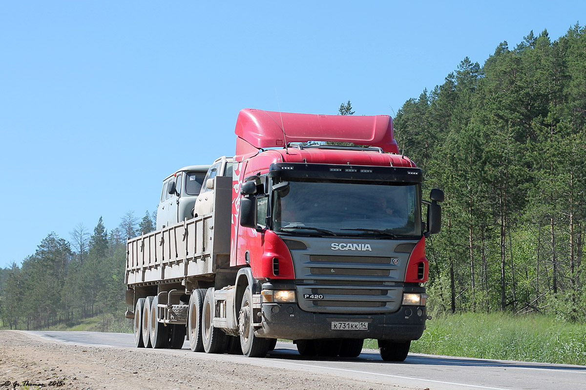 Саха (Якутия), № К 731 КК 14 — Scania ('2004) P420