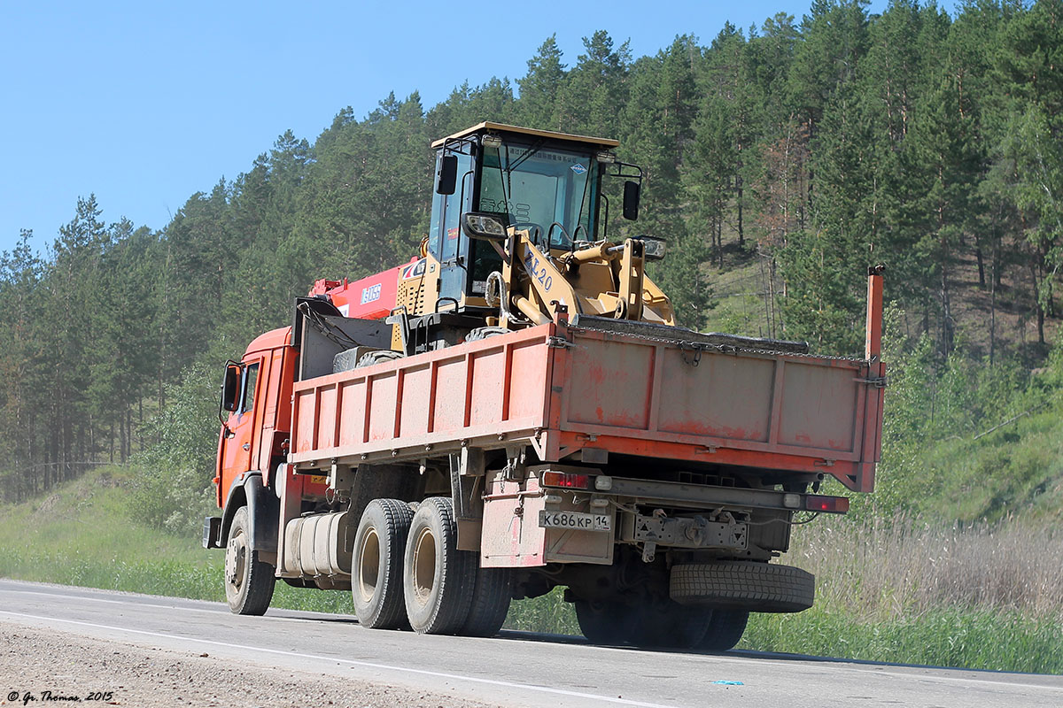 Саха (Якутия), № К 686 КР 14 — КамАЗ-65115 (общая модель)