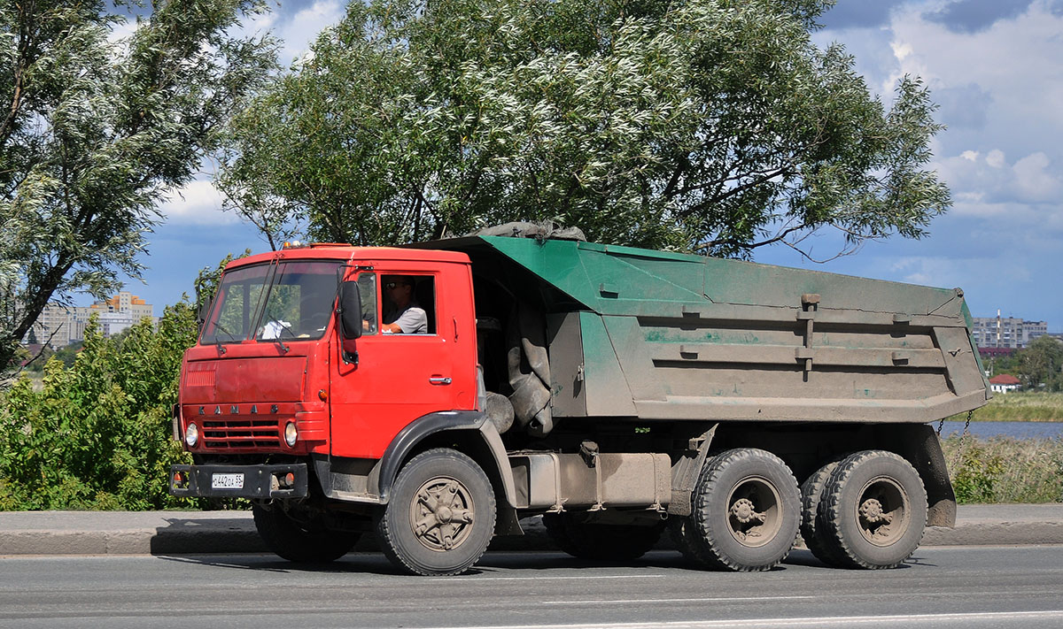 Омская область, № О 442 ОА 55 — КамАЗ-55111 [551110]