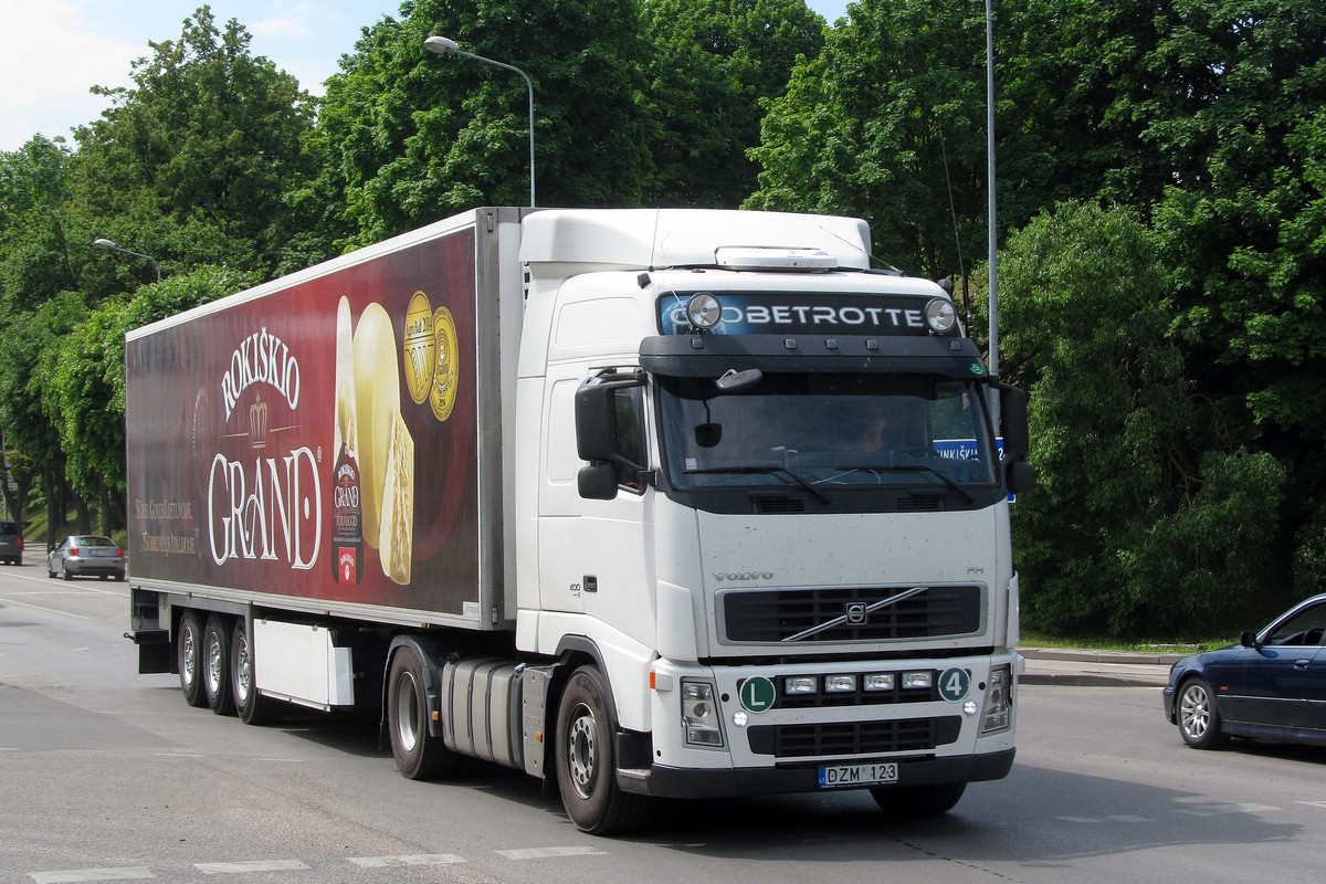 Литва, № DZM 123 — Volvo ('2002) FH12.400