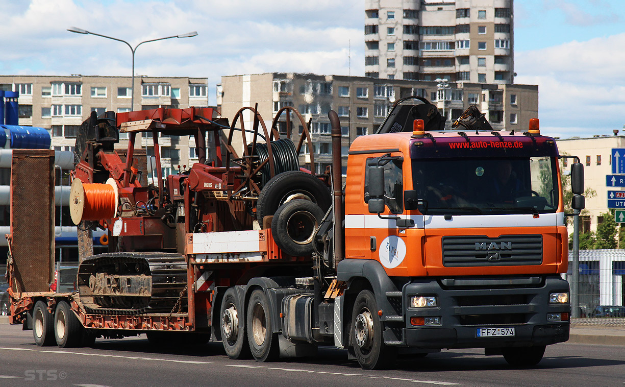 Литва, № FFZ 574 — MAN TGA (общая модель)