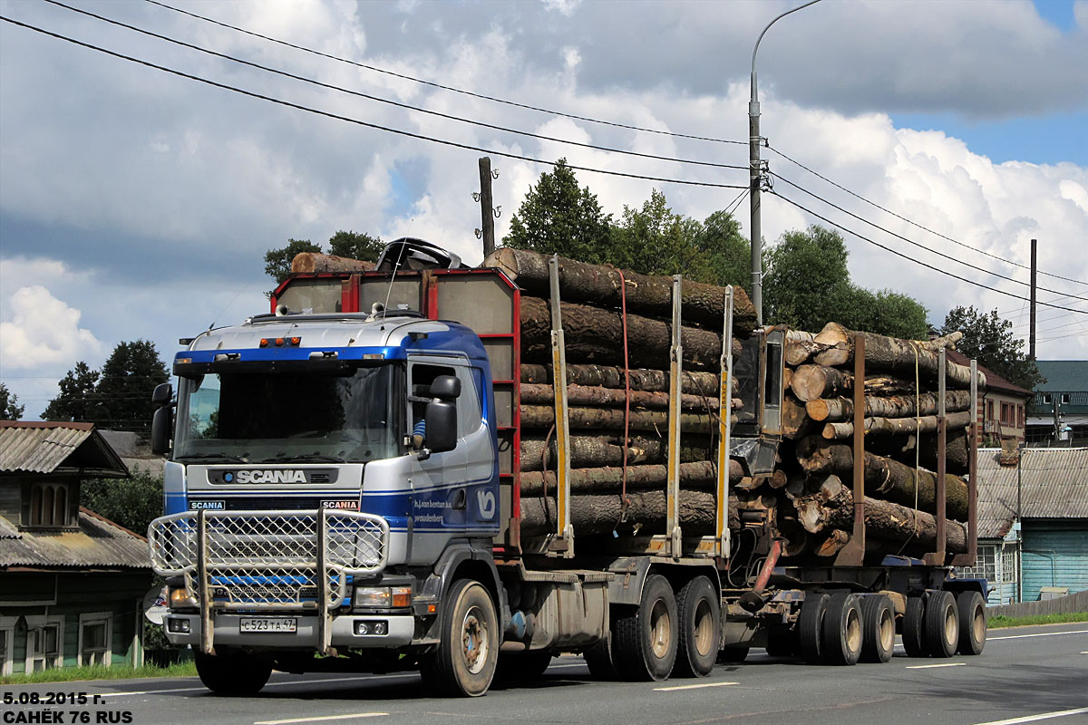 Ленинградская область, № С 523 ТА 47 — Scania ('1996, общая модель)