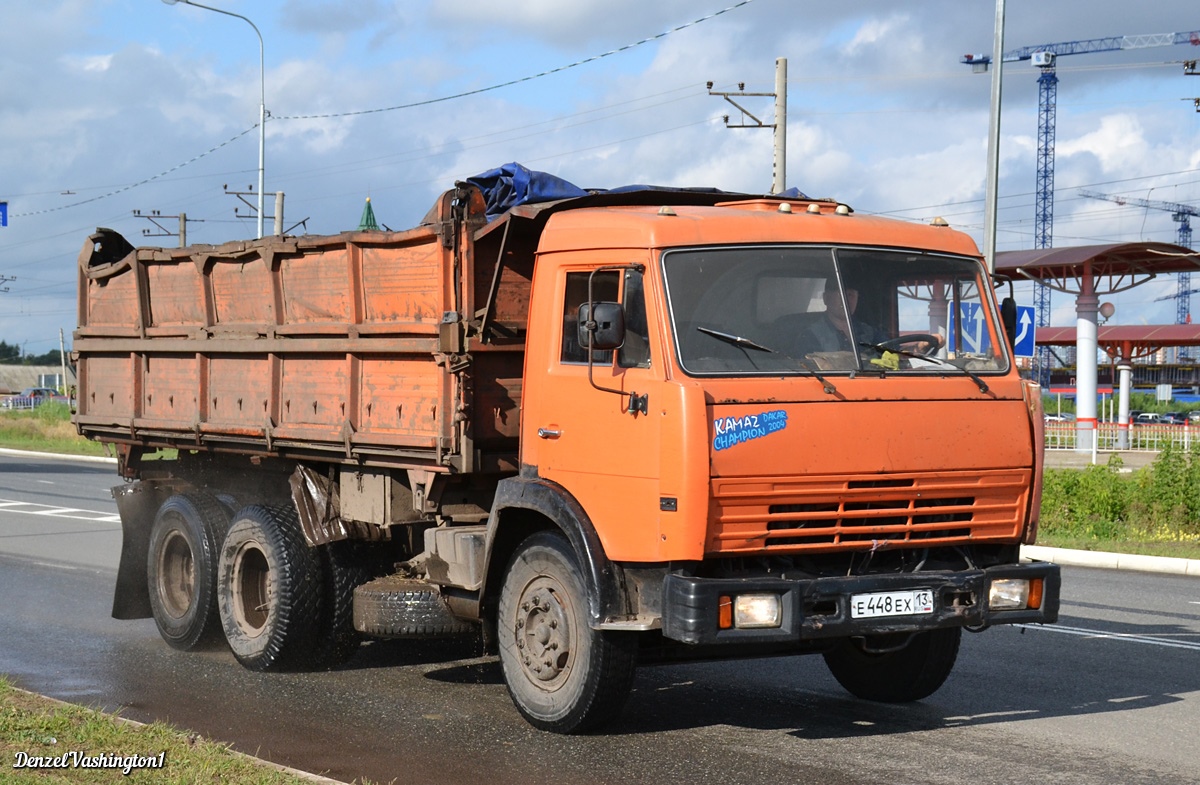 Мордовия, № Е 448 ЕХ 13 — КамАЗ-53215-13 [53215N]