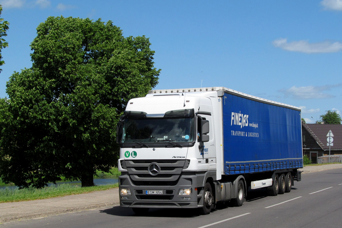 Литва, № EOM 654 — Mercedes-Benz Actros ('2009) 1844