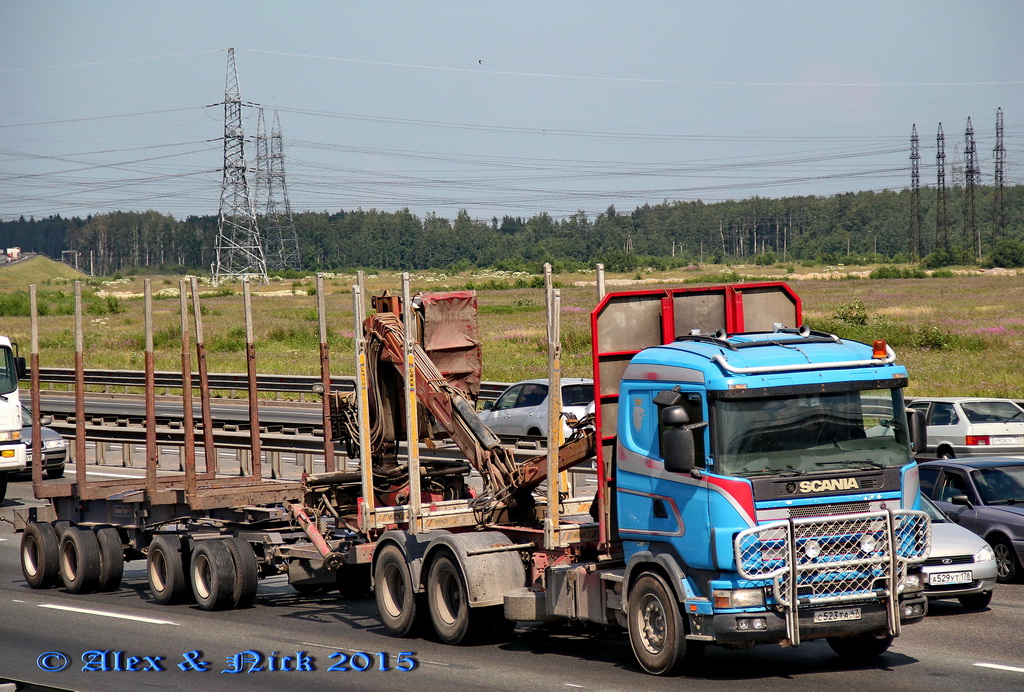 Ленинградская область, № С 523 ТА 47 — Scania ('1996, общая модель)