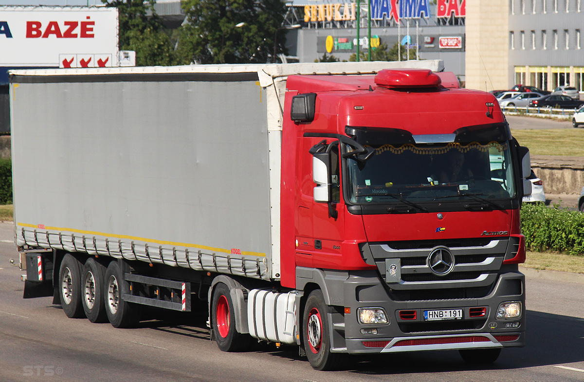 Литва, № HNB 191 — Mercedes-Benz Actros ('2009) 1844