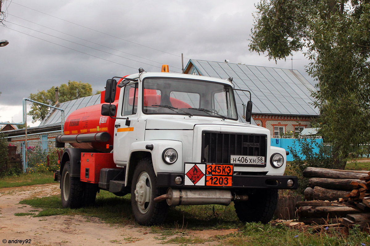 Пензенская область, № Н 406 ХН 58 — ГАЗ-3309